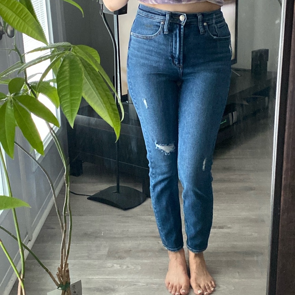 Silver jean Frisco High-Rise Vintage sz 24